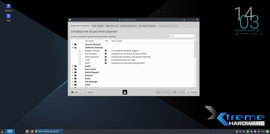 installare ambienti desktop 632fe