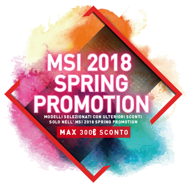 MSI Spring Promo 2018